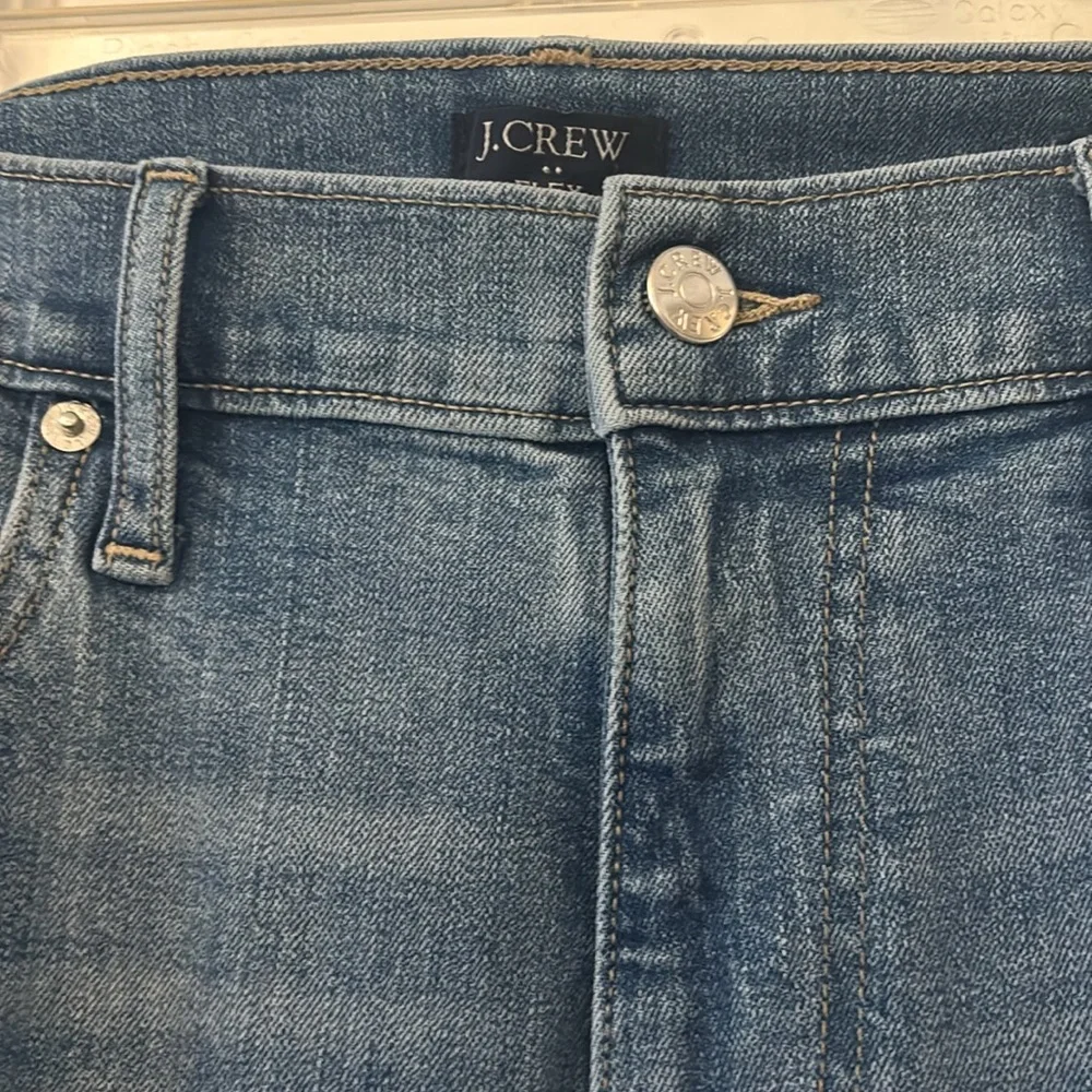 J Crew Flex straight blue jeans SZ 32 X30 light wash stretchy casual wear comfy - Picture 2 of 15